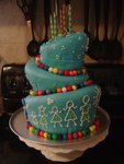 Erin's Topsy Turvy Cake!
